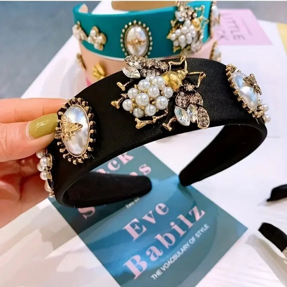 NEW! EXQUISITE Baroque QUEEN BEE Elegant HEADBAND